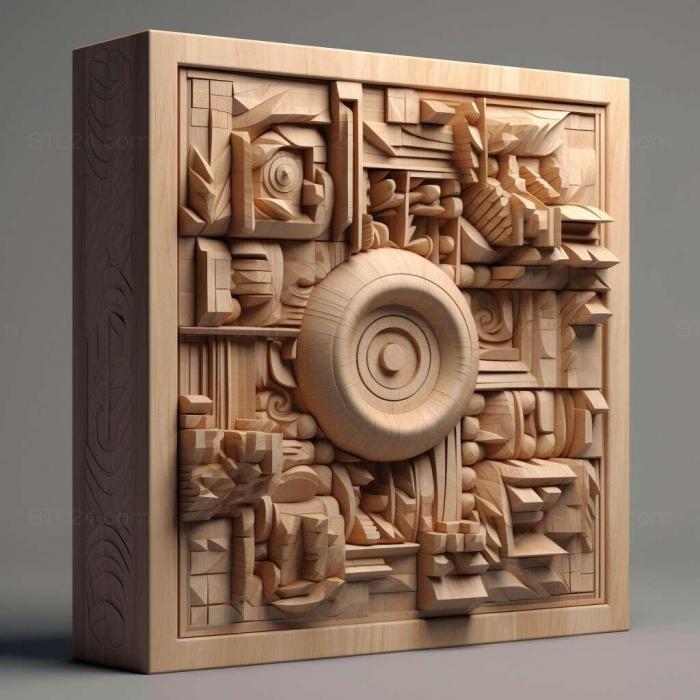 Patterns and decorations (stl Geometry C 4, PATTERN_140) 3D models for cnc